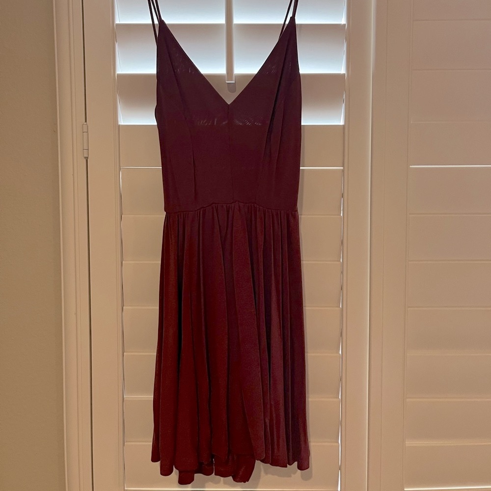 Maroon / plum romper